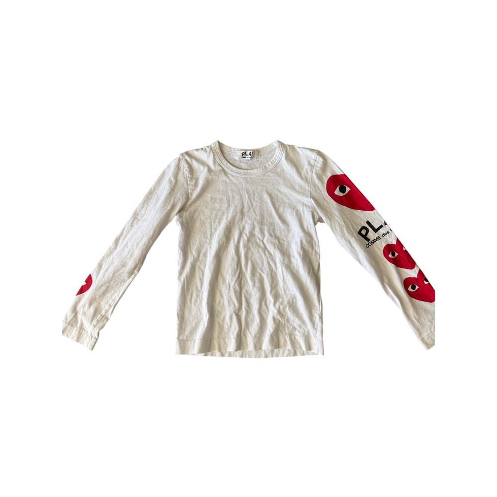 Comme des Garçons PLAY Long Sleeve Tee Womens (XS)
